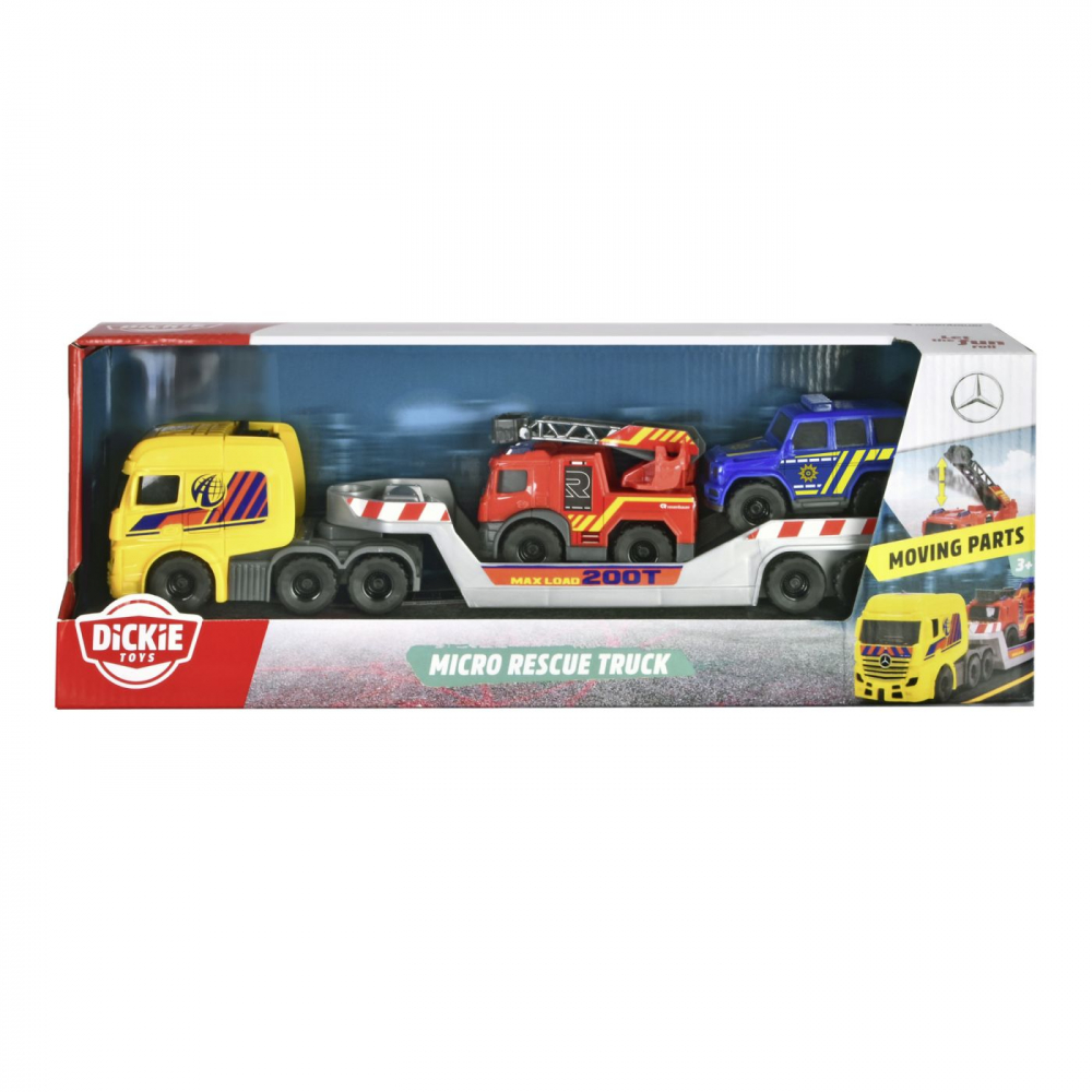Camion Salvare Daimler 3-in-1 Simba, 32cm
