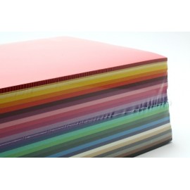 Set 250 coli Carton Colorat A4 300g Folia - imagine 5