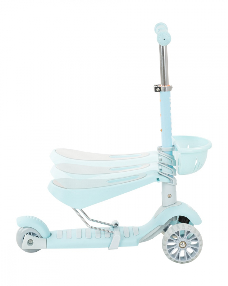 Trotineta KikkaBoo BonBon 4in1 Candy Blue - imagine 9
