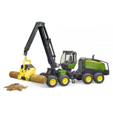 Bruder Tractor Forestier John Deere 1270G - imagine 9