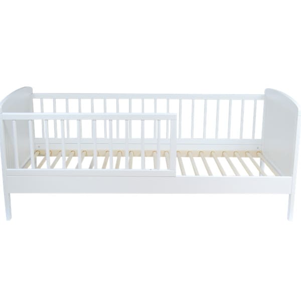 Pat Junior Nichiduta 140x70 cm cu protectii Alb