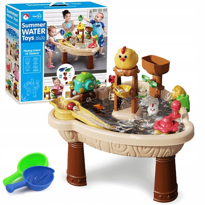 Masuta joaca 2in1 apa nisip Matadi Watter Bubble - imagine 10