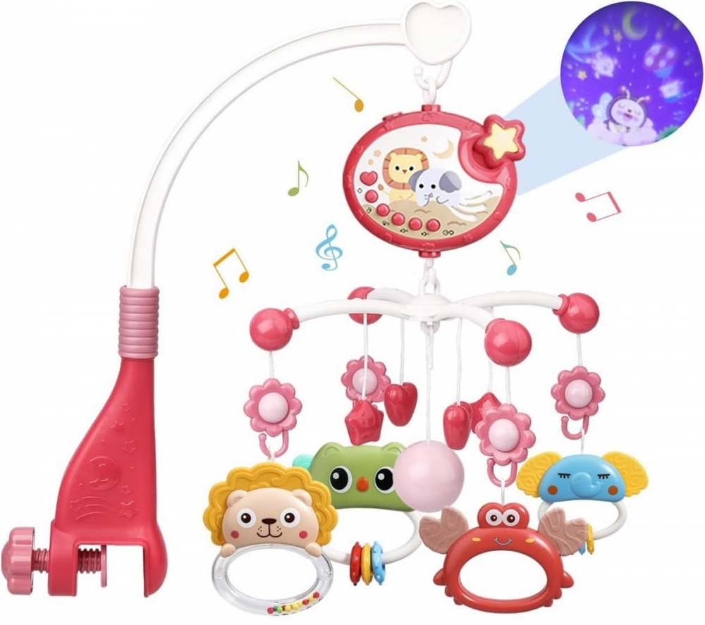 Carusel Muzical Proiector Red - Sfera Zabawek - imagine 3