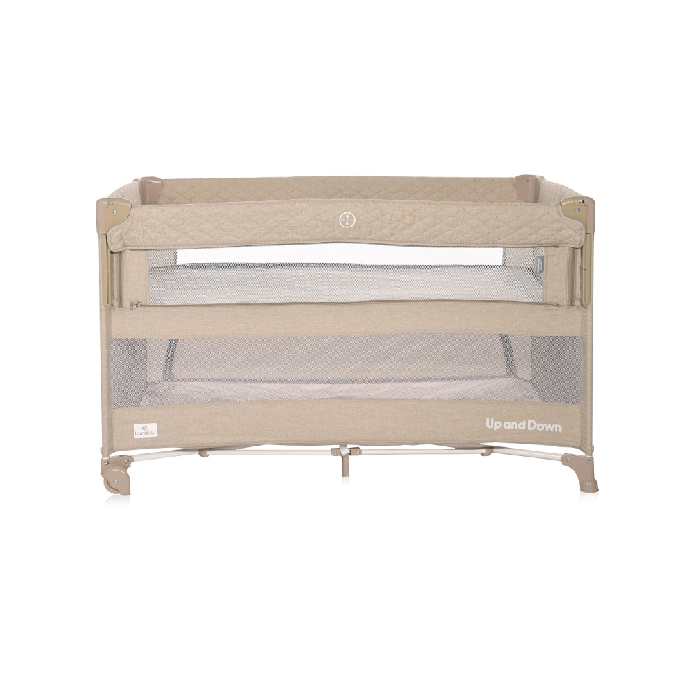 Patut pliabil Lorelli Up and Down Fog Beige - imagine 3