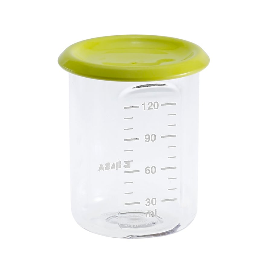 Recipient Ermetic Beaba Tritan 120 ml Neon