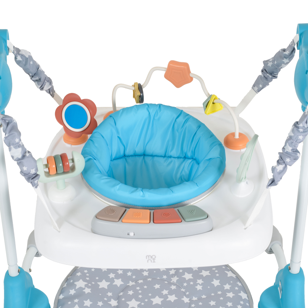 Moni Hop Albastru - Jumper Activitate Bebeluși - imagine 3