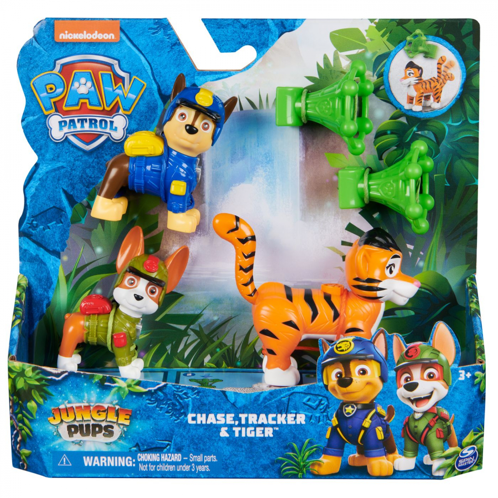 Patrula Catelusilor Spin Master - Set Figurine Eroi in Jungla
