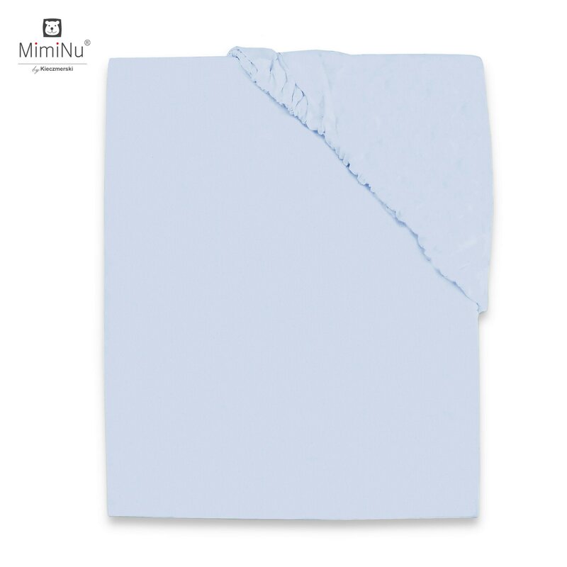 Cearceaf Jerse Miminu 140x70 cm Light Blue - imagine 2