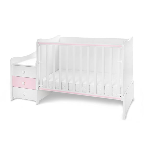 Lorelli Maxi Plus Trio White - Pat transformabil 3-în-1 - imagine 6