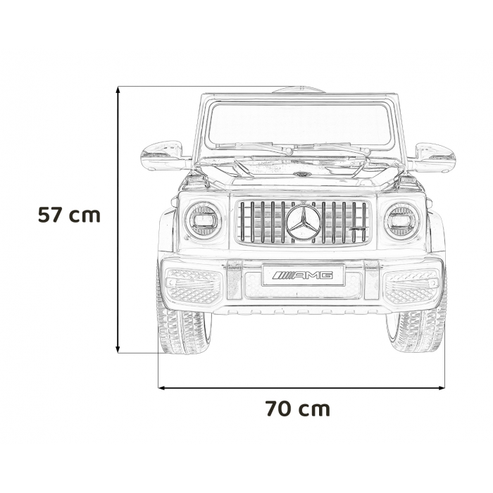 Masinuta Electrica Mercedes AMG G63 50W - imagine 3