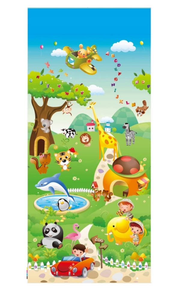 Covor Pliabil Două Fețe Zoo Animals Matadi - imagine 9