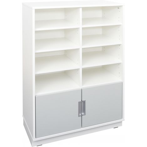 Dulap Quadro L Moje Bambino, 6 compartimente, Alb - imagine 4