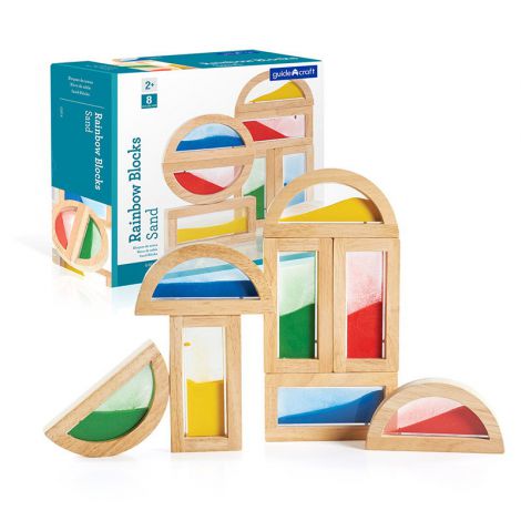Rainbow Blocks Guidecraft - Dezvoltare Senzorială