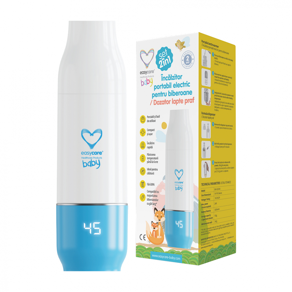 Set 2in1 Incalzitor Biberoane Easycare Baby - imagine 6