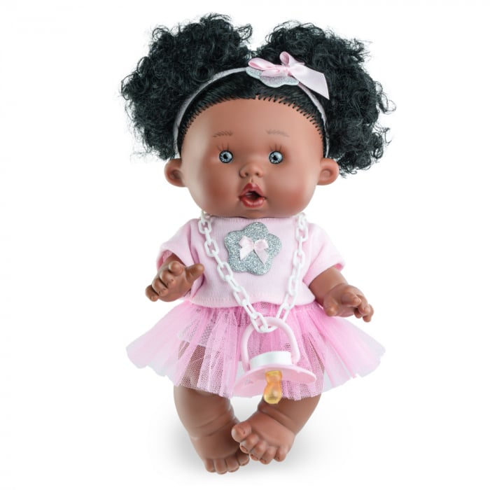 Păpușă Marina & Pau Tina Roz, 26 cm, Parfum Vanilie
