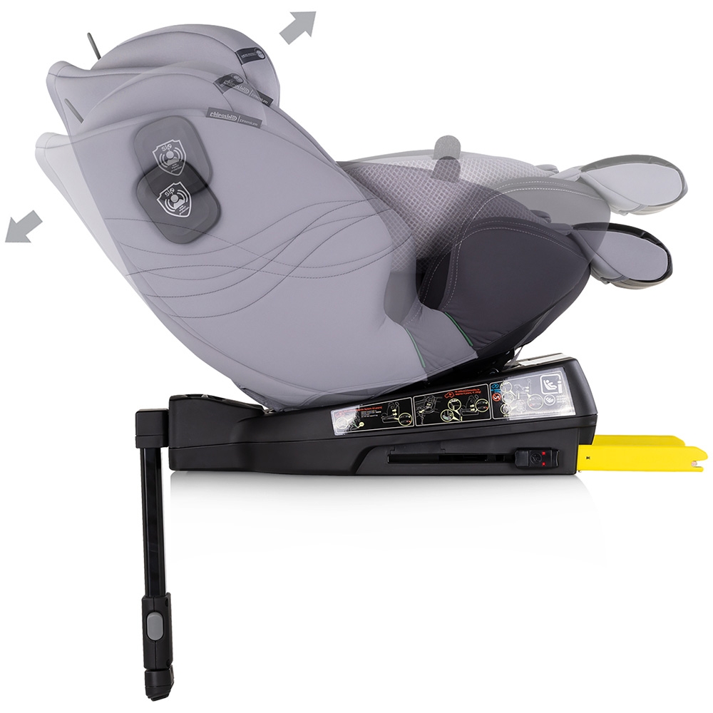 Chipolino Premium Cloud i-Size Scaun Auto Rotativ 0-12 Ani - imagine 8