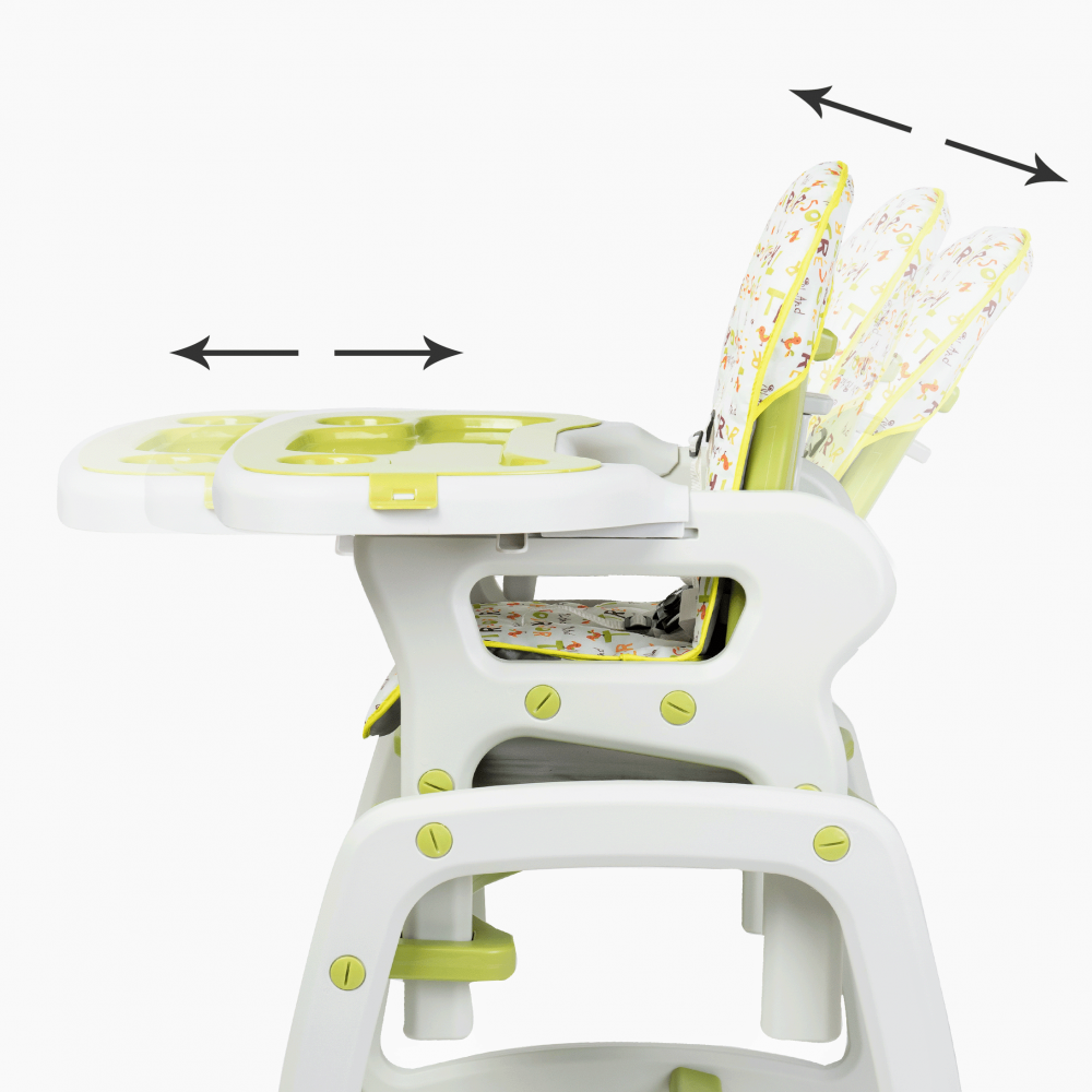 Scaun de Masa Juju Eat & Play Verde - imagine 2