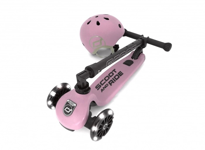 Trotineta Scoot and Ride Highwaykick 3 LED Rose - imagine 8