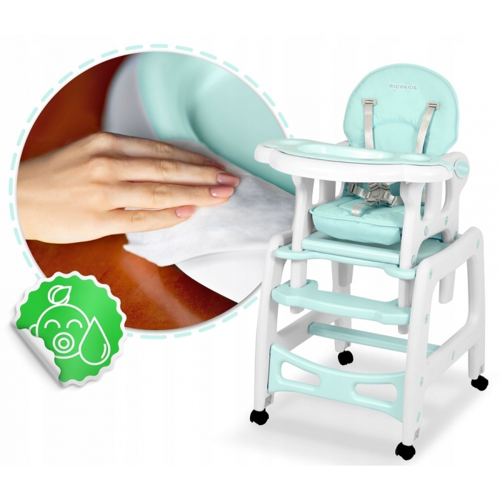 Tava Ricokids Sinco Turcoaz pentru Scaun de Masa - imagine 2