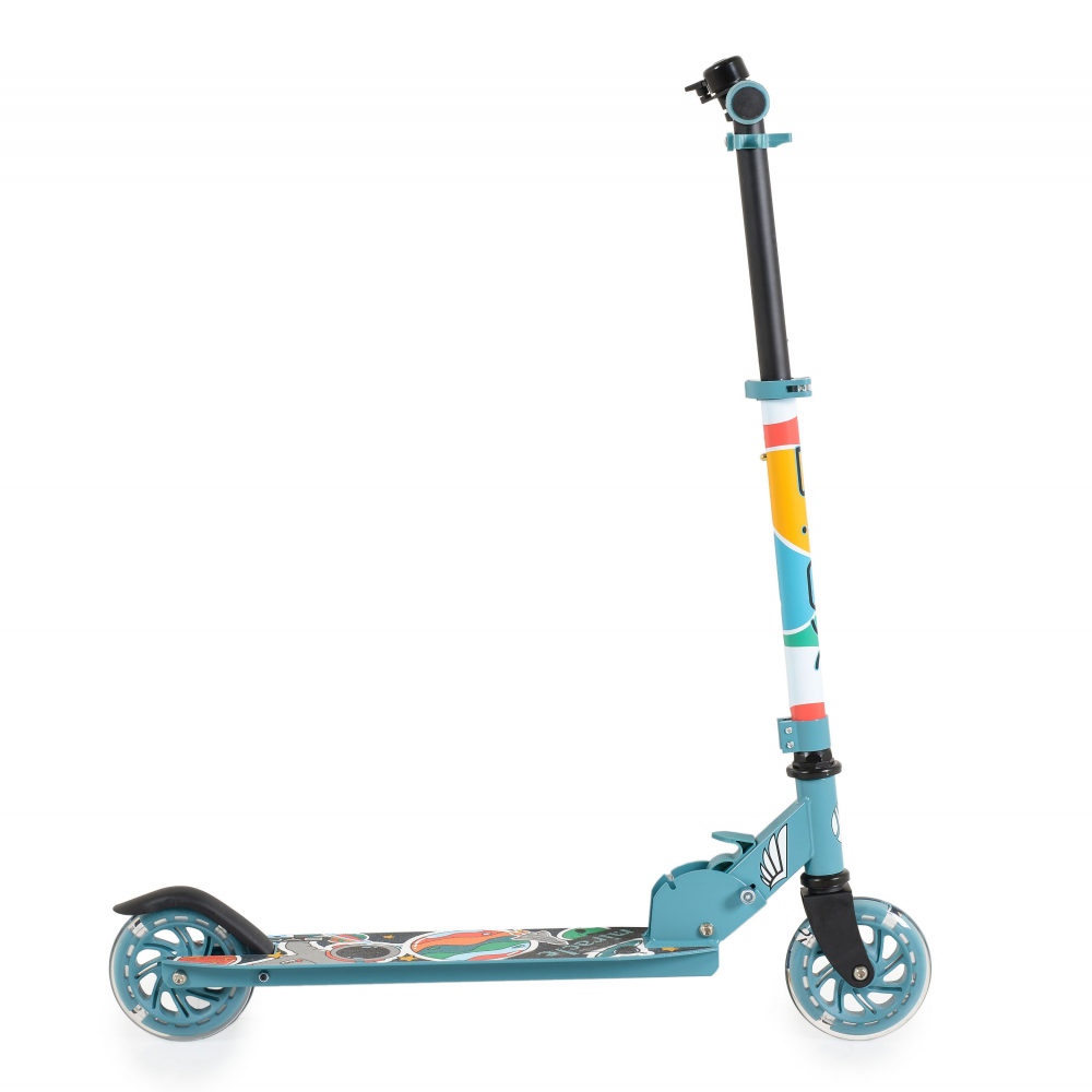 Trotineta Byox Miracle Blue Pliabilă cu Roti LED - imagine 7