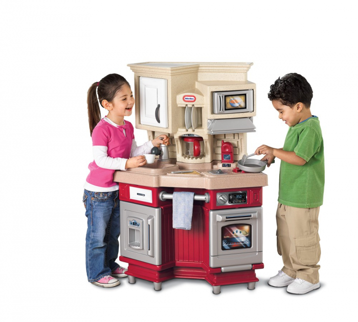 Bucătărie Roșie Little Tikes - Jucărie Interactivă Gatit
