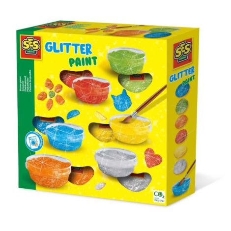 Set Acuarele Glitter Ses Creative | 6 Culori