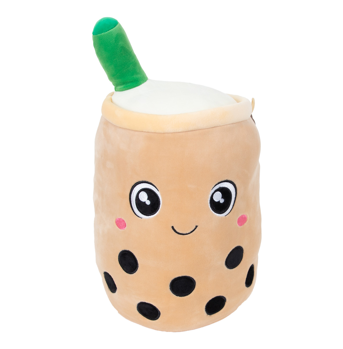 Jucărie Plus Puffy Friends Cana cu Pai, Bej, 35 cm