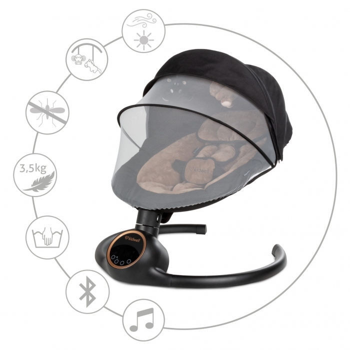 Leagan Electric Kidwell 2in1 Black Gold - imagine 8