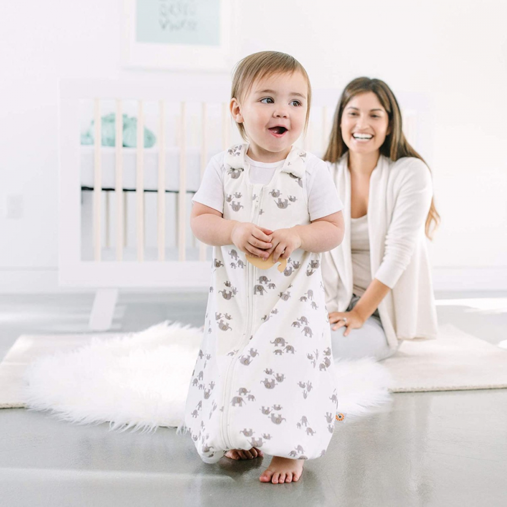 Sac de dormit Ergobaby 2 in 1 Elefant 6-18 luni - imagine 2