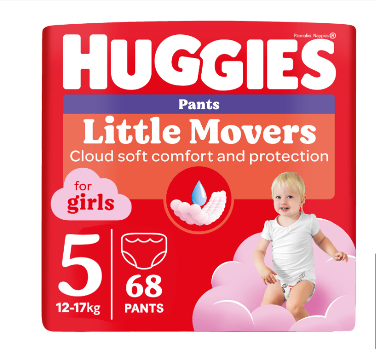 Scutece Huggies Girl 12-17kg, Confort și Protecție - imagine 3