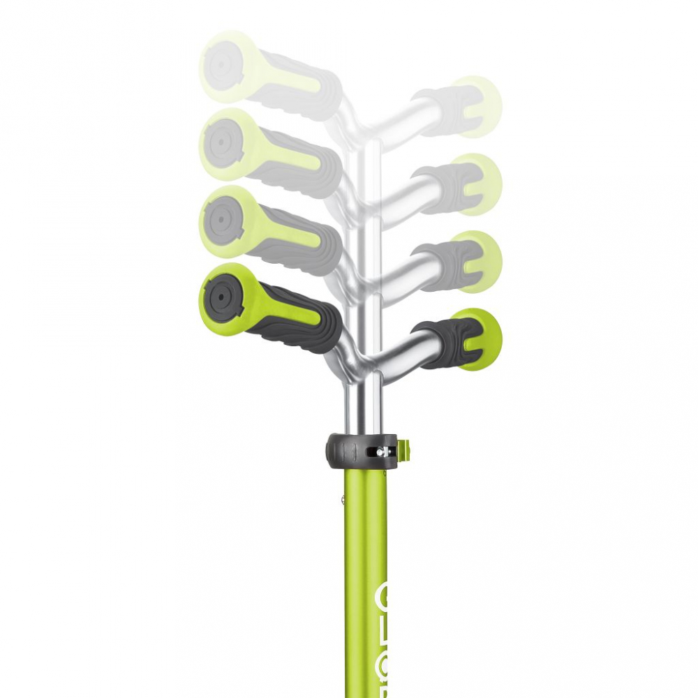 Globber Elite Deluxe Lights Verde | Trotineta Pliabila cu LED - imagine 6