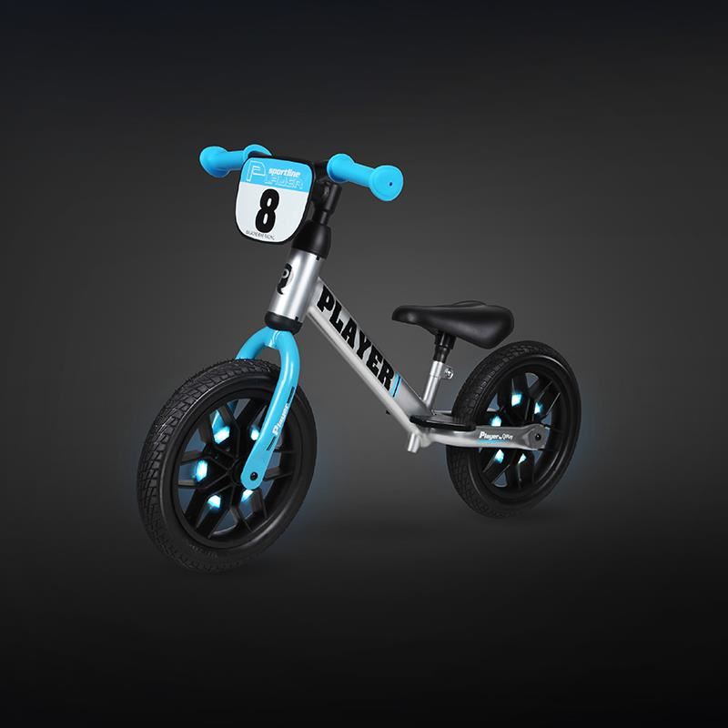 Bicicleta fara pedale Qplay Albastru, 3-6 Ani - imagine 3