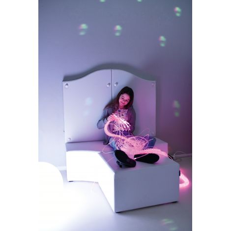 Set 2 Spătare Pufuri Albe Moje Bambino - imagine 7
