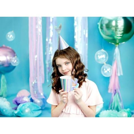 Pahare Sirena Iridescent Magice Party Deco - imagine 6