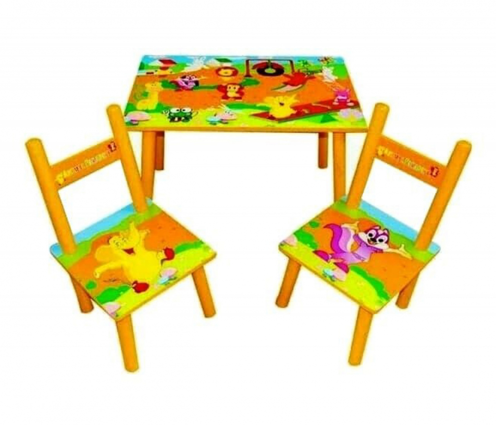 Masuta Novokids My First Table, MDF Portocaliu - imagine 3
