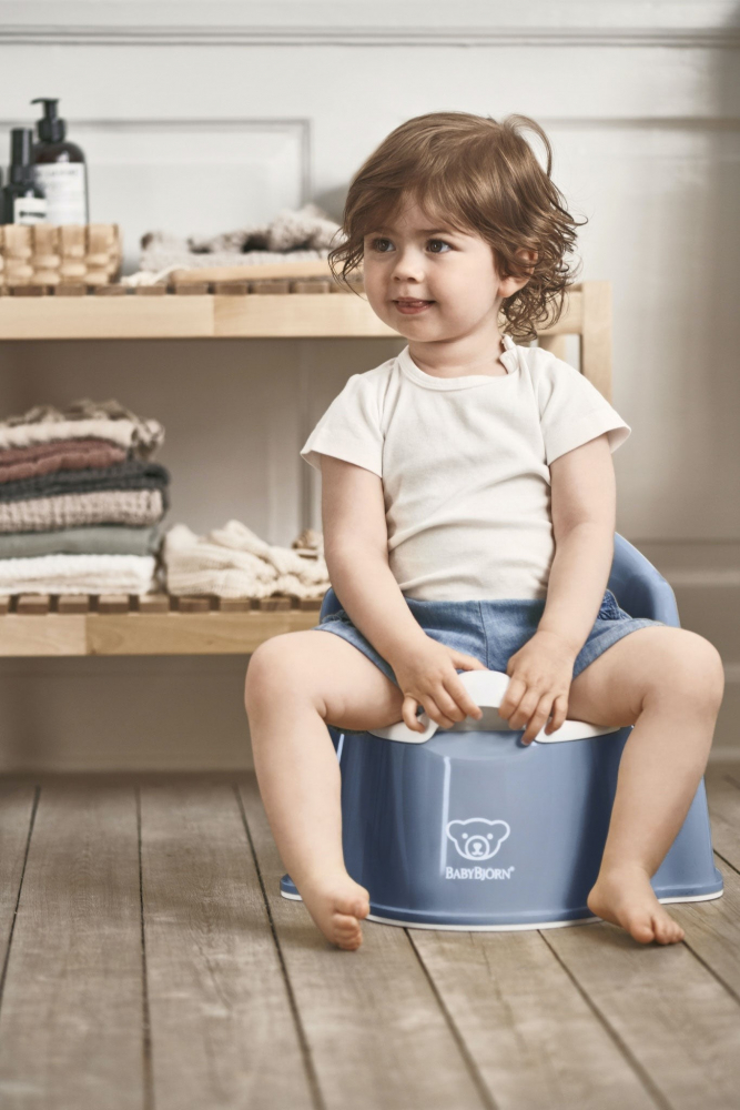 Olita BabyBjorn Deep blue/White, ergonomica