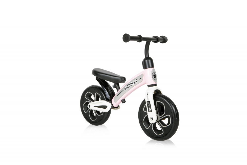 Bicicleta Lorelli Scout Pink, fara pedale, 2-4 ani - imagine 4