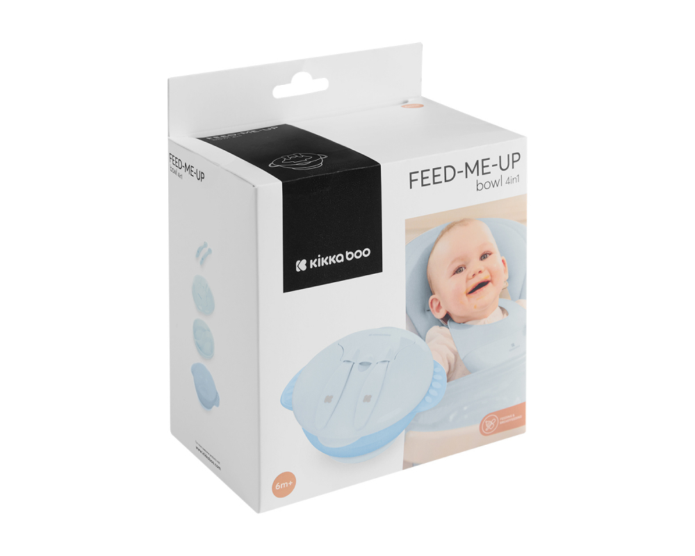 Castron 4in1 KikkaBoo cu ventuza și tacâmuri - imagine 8
