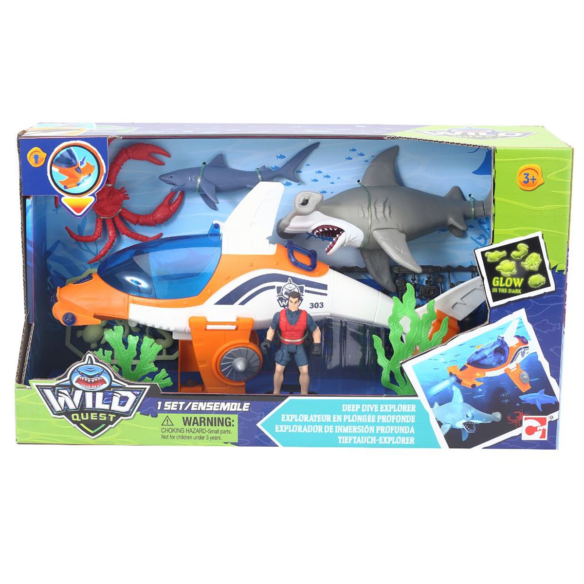 Set Submarin Figurine Wild Quest | Joc Acțiune