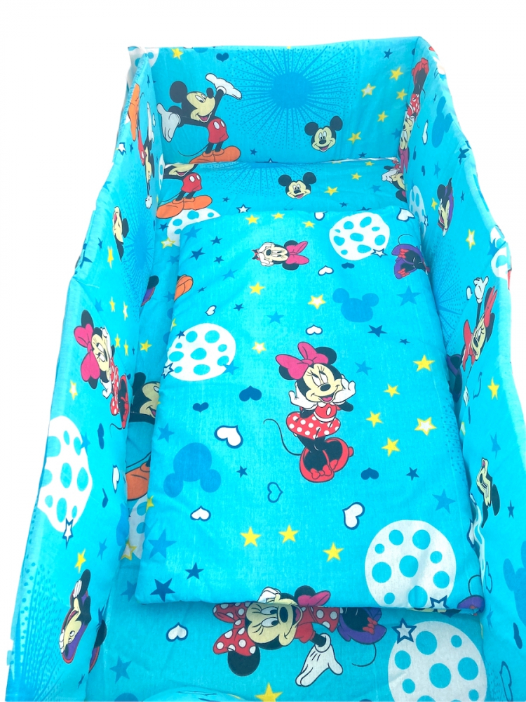 Lenjerie patut Mickey 5 piese Croitoria Noastra