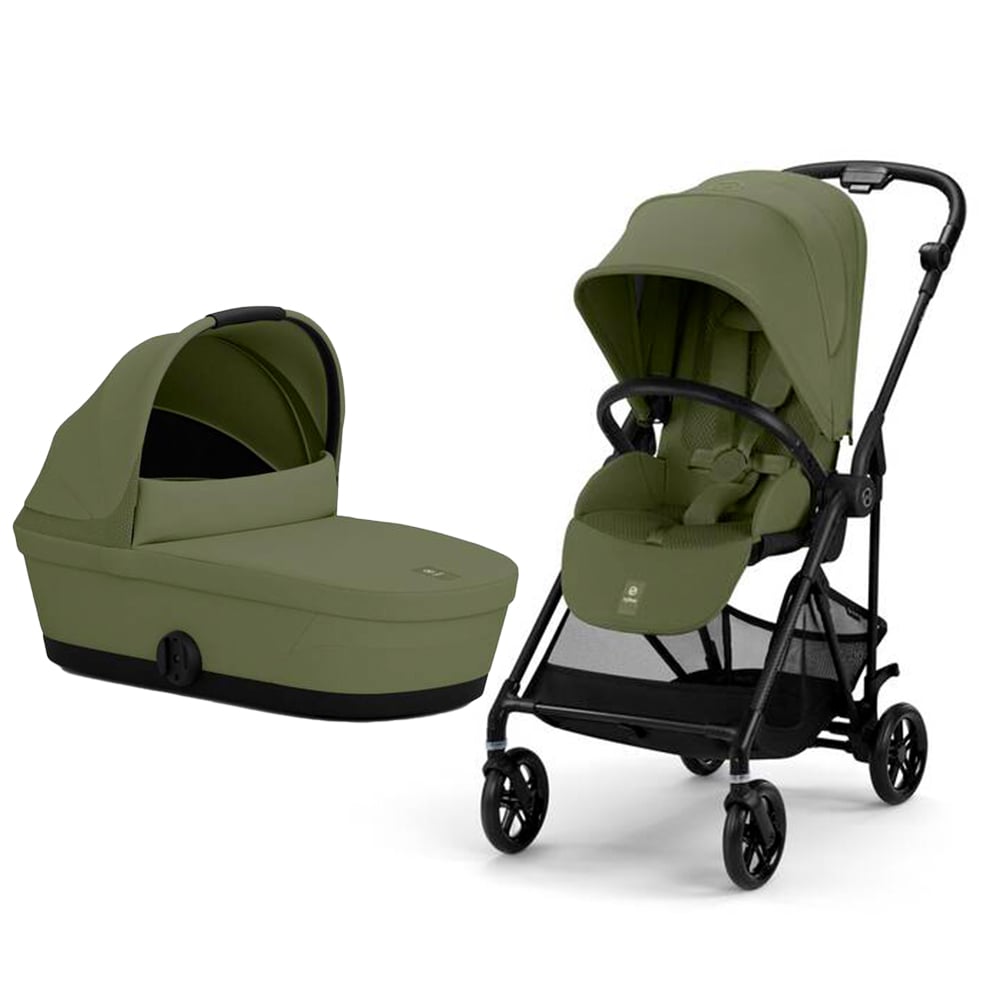 Carucior Cybex Melio Carbon 2 in 1 Moss Green Usor