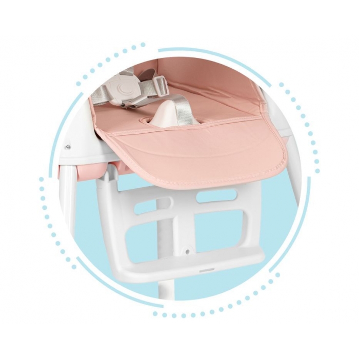 Ecotoys HA-009 Roz Scaun Masa 3 in 1 Modulabil - imagine 11