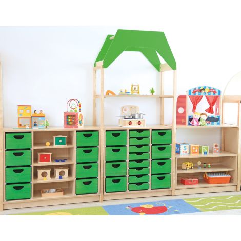 Dulap D cu rafturi si plinta Moje Bambino - imagine 9