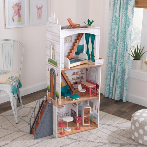 Căsuță Păpuși Rowan Kidkraft cu Mobilier - imagine 2