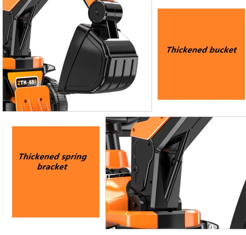 Excavator Electric 6V Nichiduta pentru Copii - imagine 2