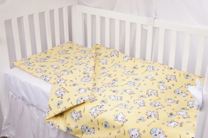 Set Lenjerie Patut 6 piese Pisicute Confort Family - imagine 2