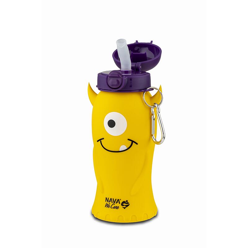 Sticla Silicon Monstrulet Nava 500ml - Sigura si Fun - imagine 2