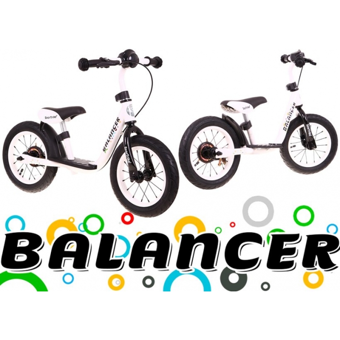 Bicicleta Balancer SporTrike alb - învață echilibrul - imagine 4