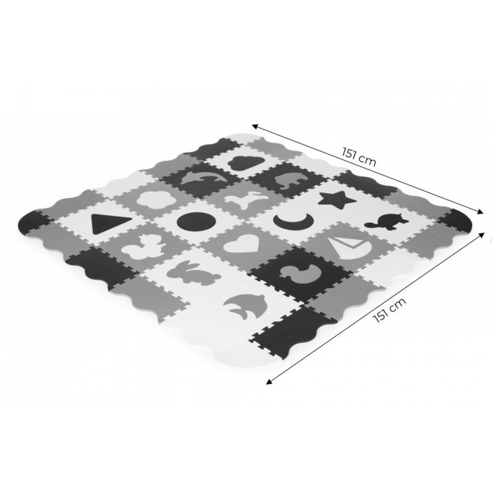 Saltea joacă Ecotoys Puzzle 36 piese
