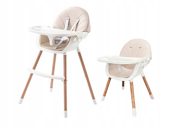 Scaun Little Mom Nordic White 2în1 - imagine 6